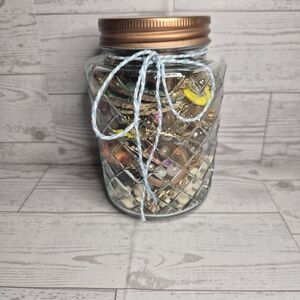 Mystery Jewelry Jar All Is, Wearable, Earrings Come W/pair, And Super Pretty